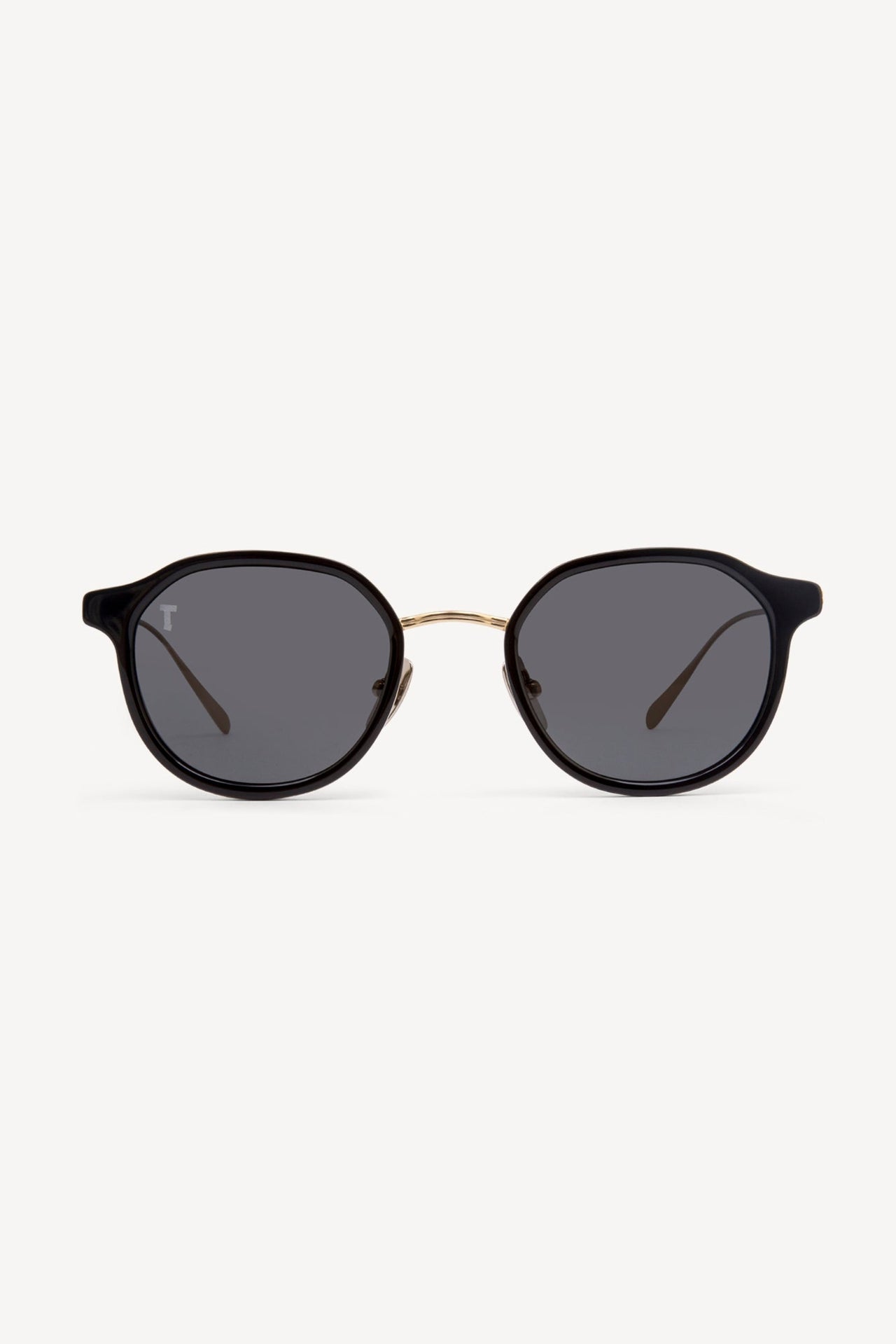 TOATIE Bendigo Round Sunglasses BLACK/BLACK