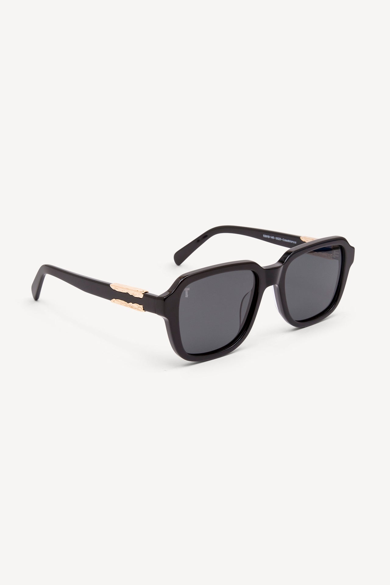 TOATIE Casablanca Square Sunglasses BLACK/BLACK