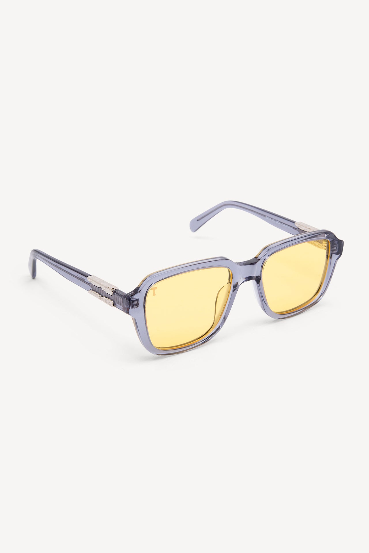 TOATIE Casablanca Square Sunglasses GREY/YELLOW