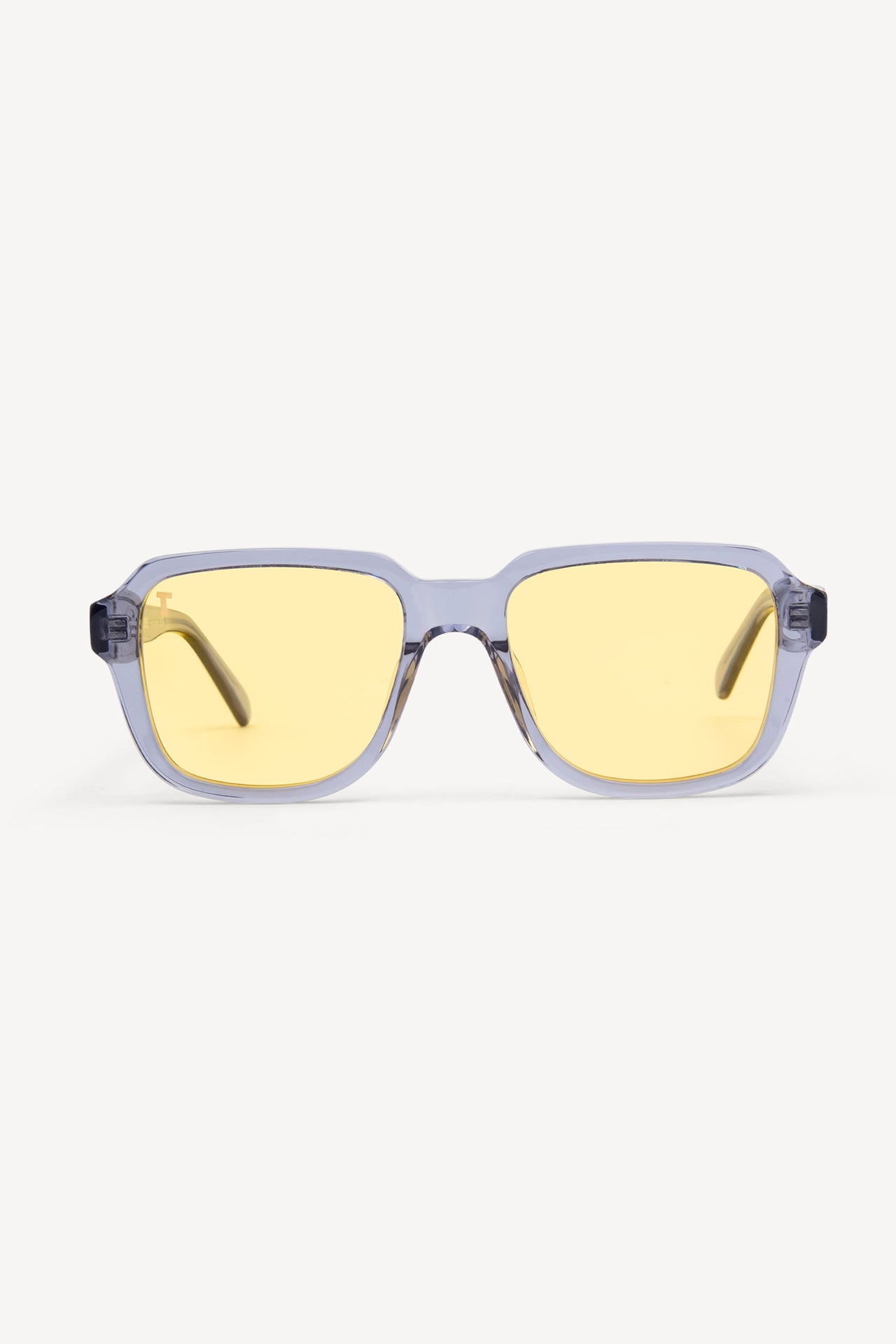 TOATIE Casablanca Square Sunglasses GREY/YELLOW