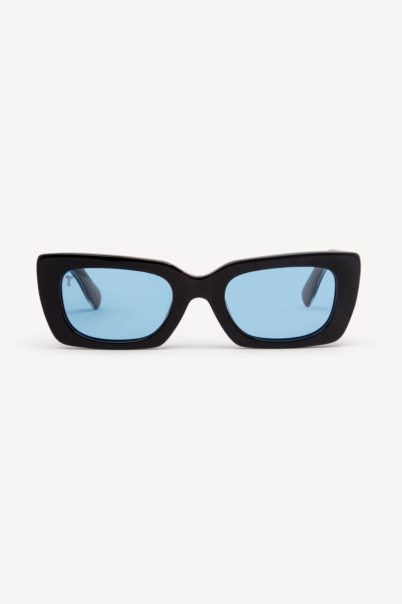 TOATIE Manila Rectangular Sunglasses BLACK/BLUE