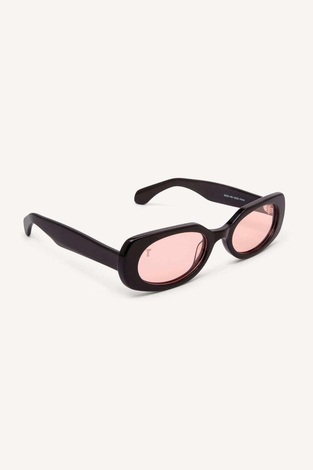 TOATIE Paris Rectangular Sunglasses BLACK/PINK