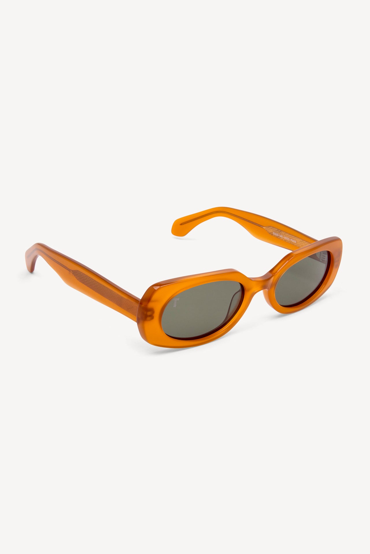 TOATIE Paris Rectangular Sunglasses ORANGE/GREEN