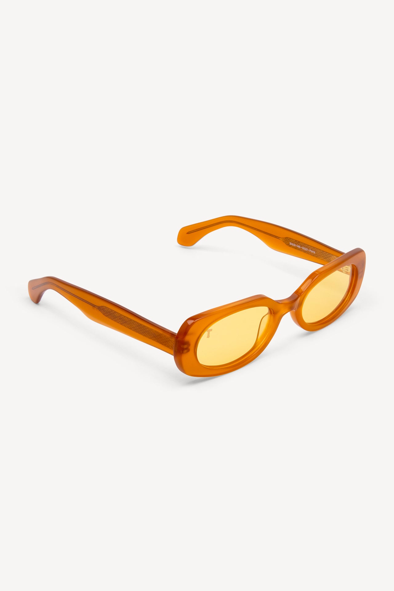 TOATIE Paris Rectangular Sunglasses ORANGE/YELLOW