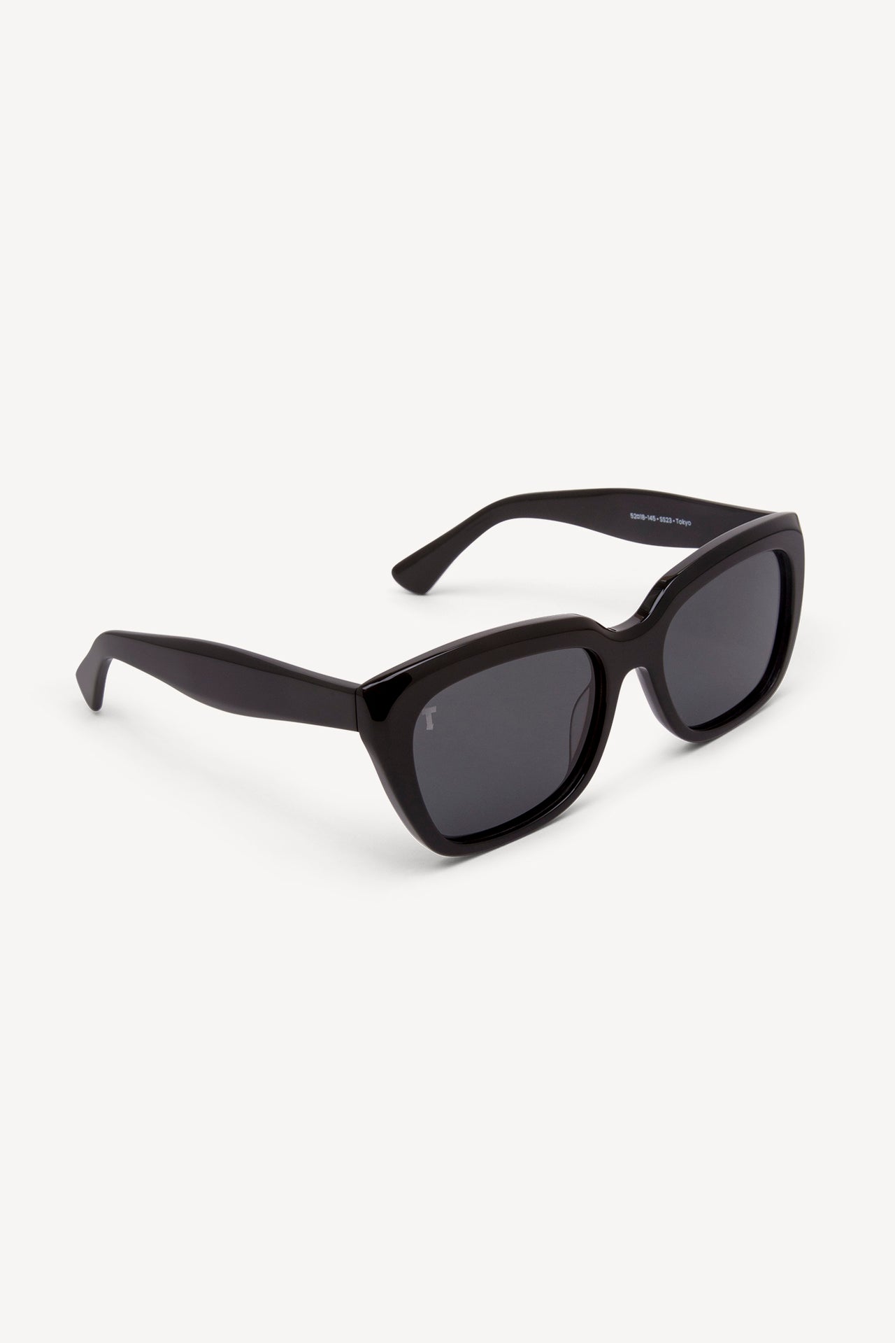 TOATIE Tokyo Cat Eye Sunglasses BLACK/BLACK